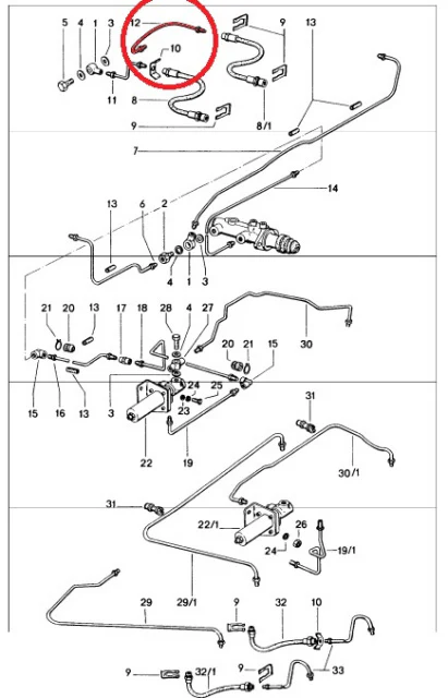 Porsche 914 DirectFit Caliper to Soft Line #12 (72.8-76) - Pair