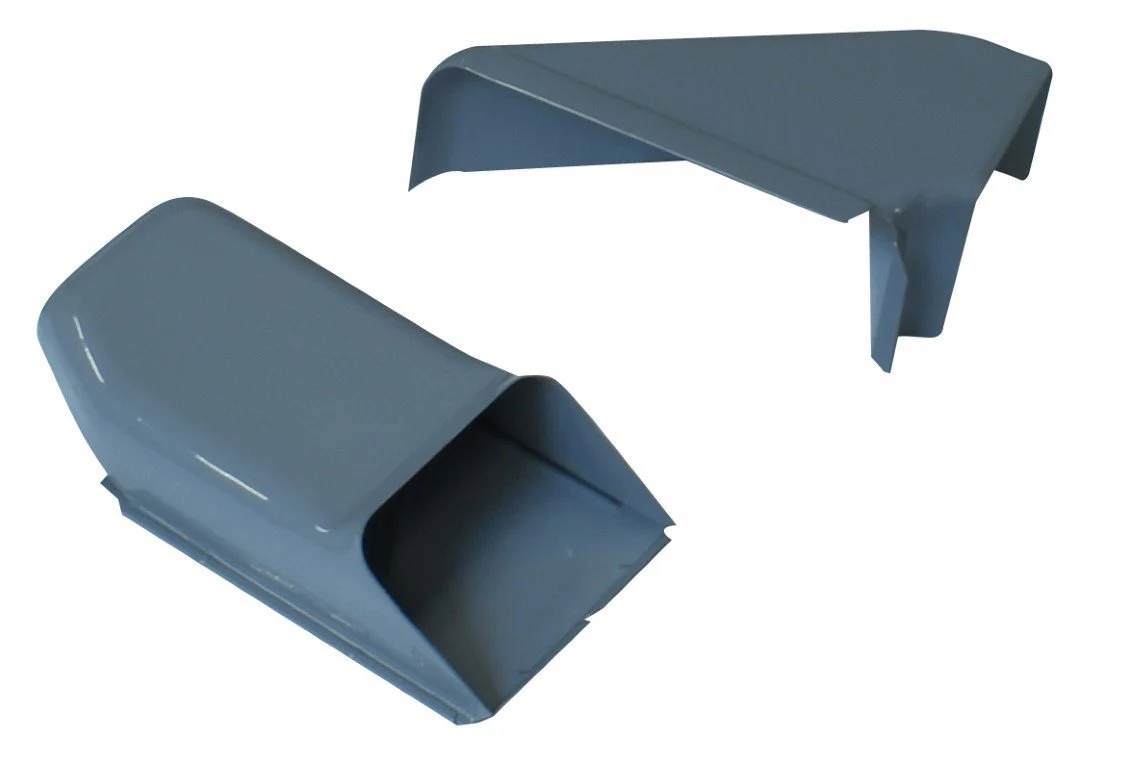 2pc Dog House Back of Shroud, Silver