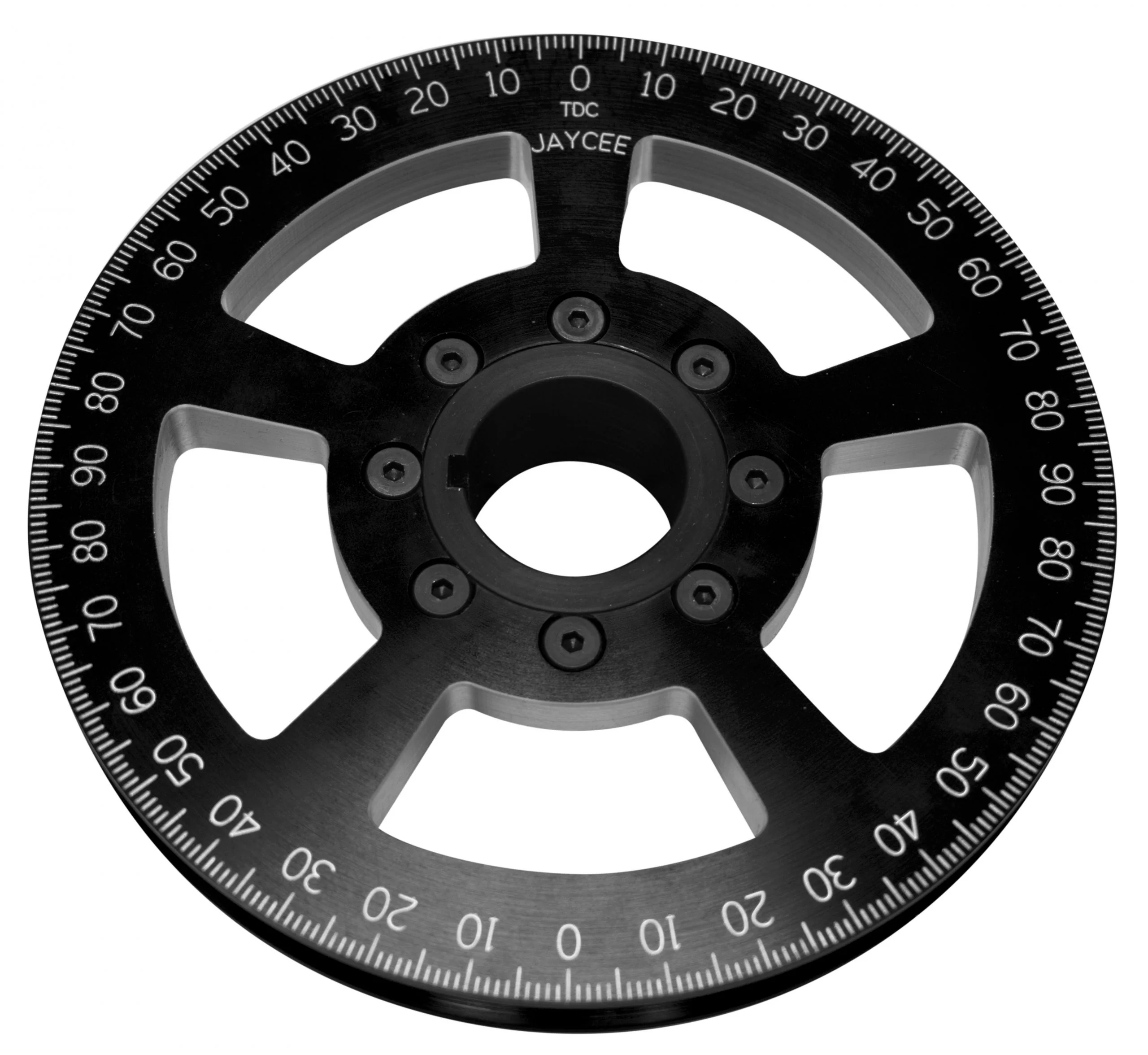 5.25" Drag Pulley, Black