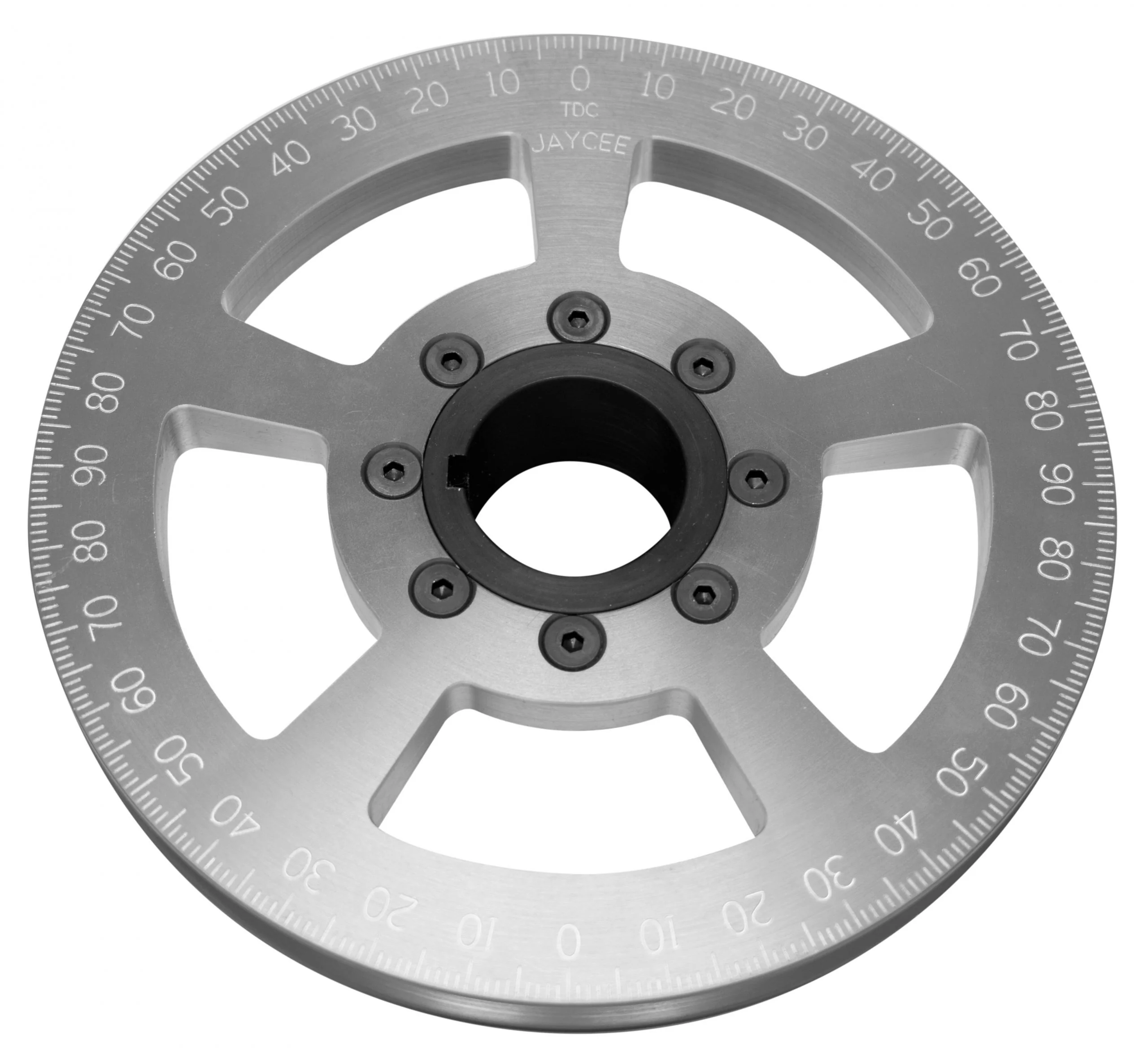 5.25" Drag Pulley, Silver