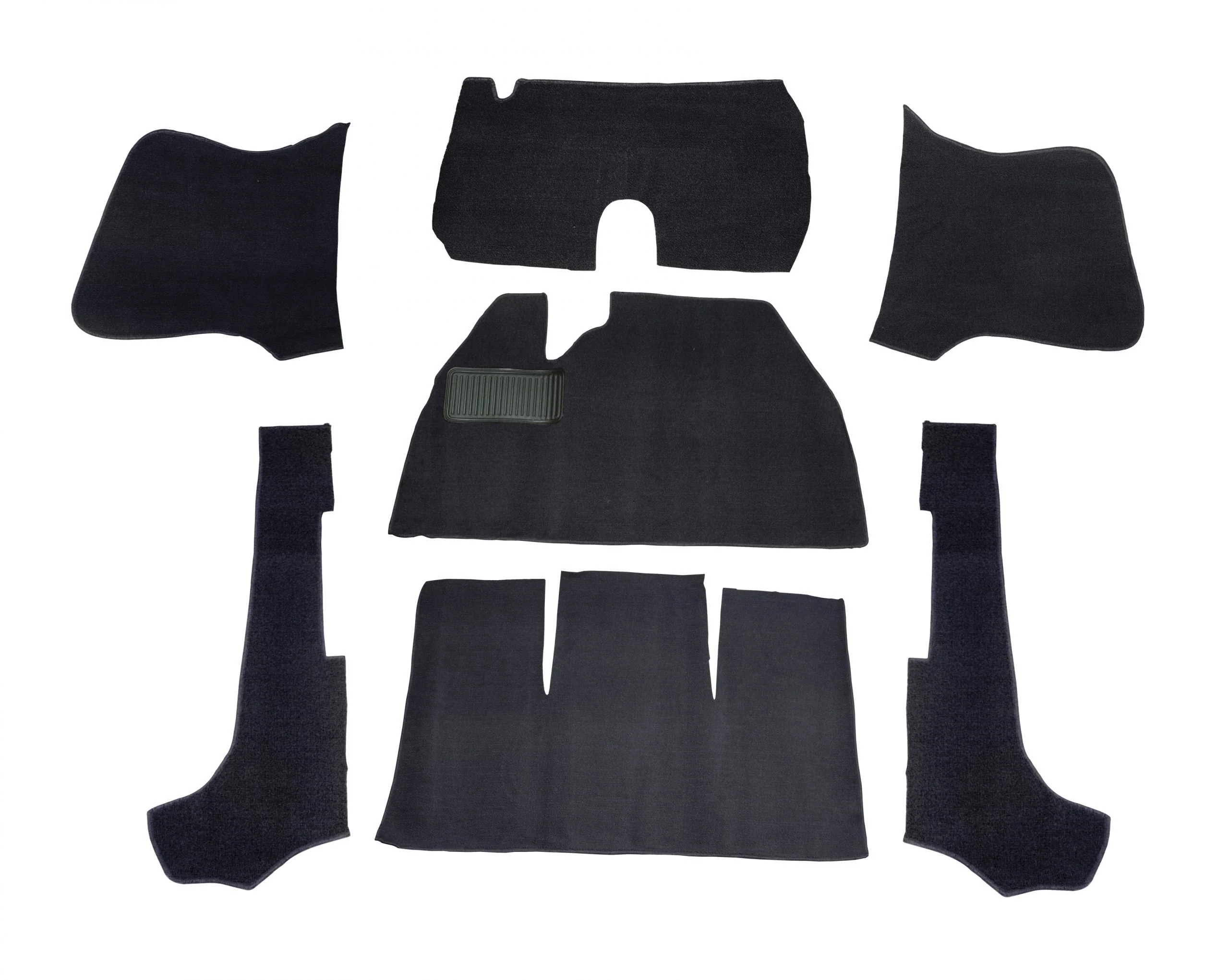 58-70 Type 1 Convertible, 7-Piece without Footrest, Black