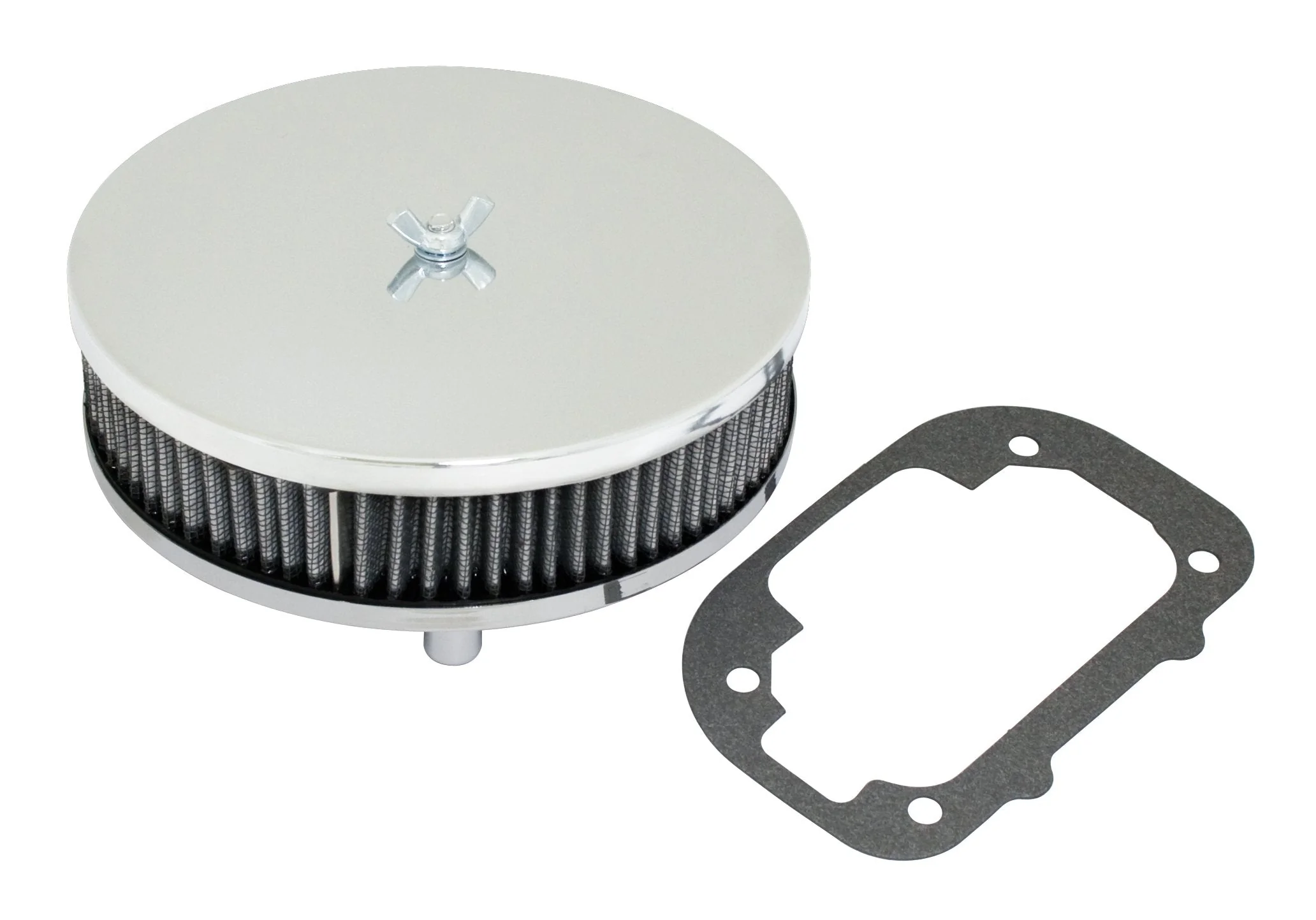 6 3/8" Low Profile Chrome Air Cleaner - Image 4