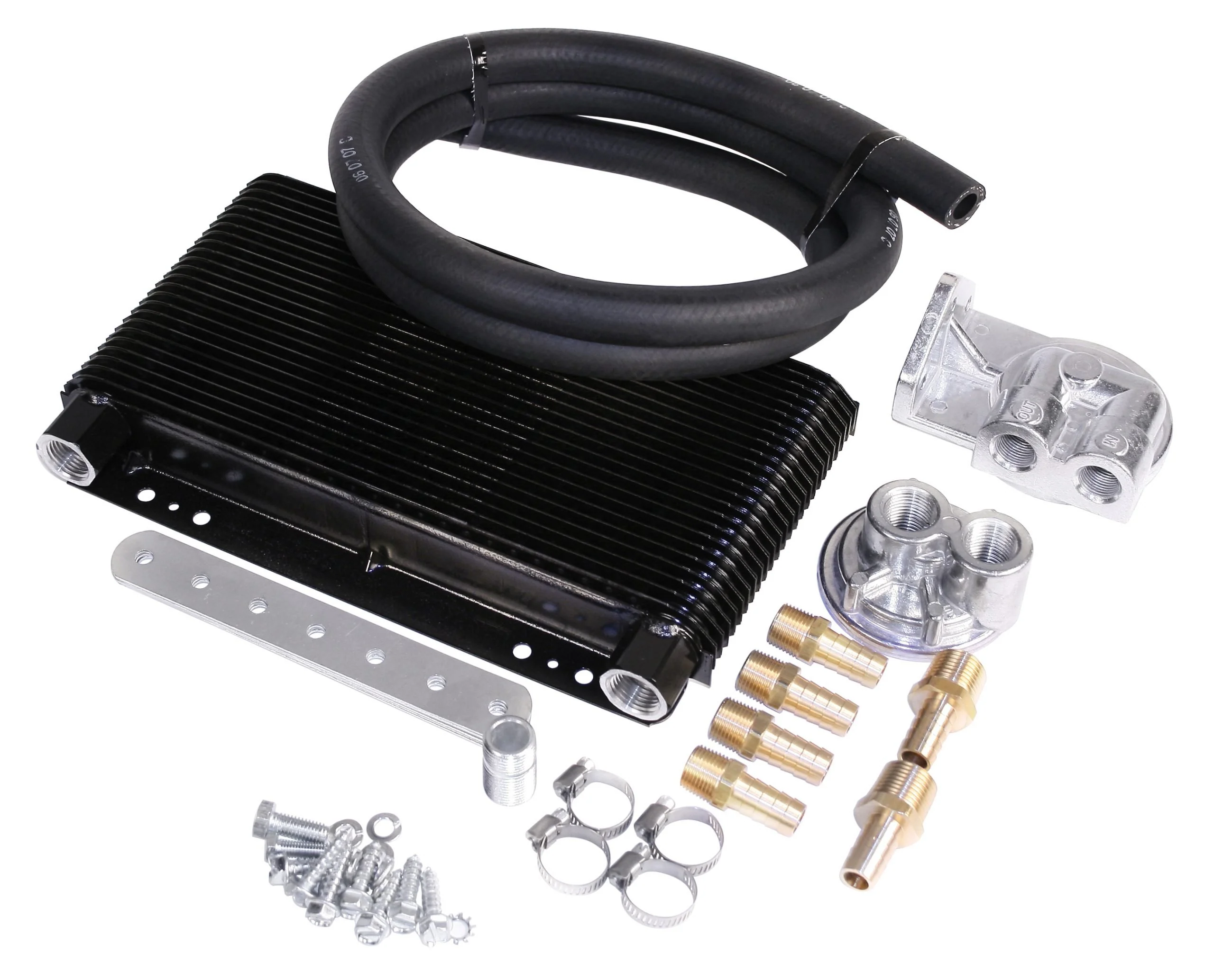 72-Plate Oil Cooler Kit with Bypass Adapter