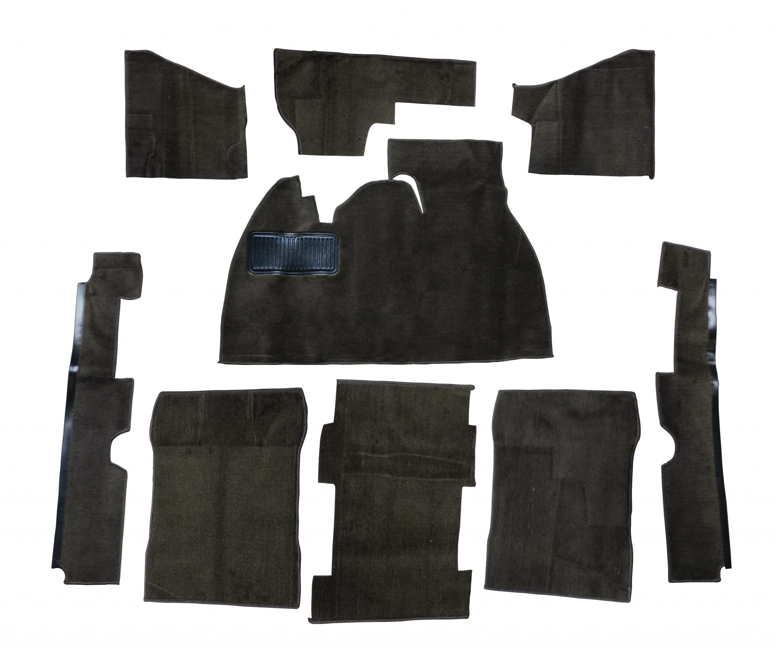 73-77 Super Beetle, 9-Piece with Footrest, Black