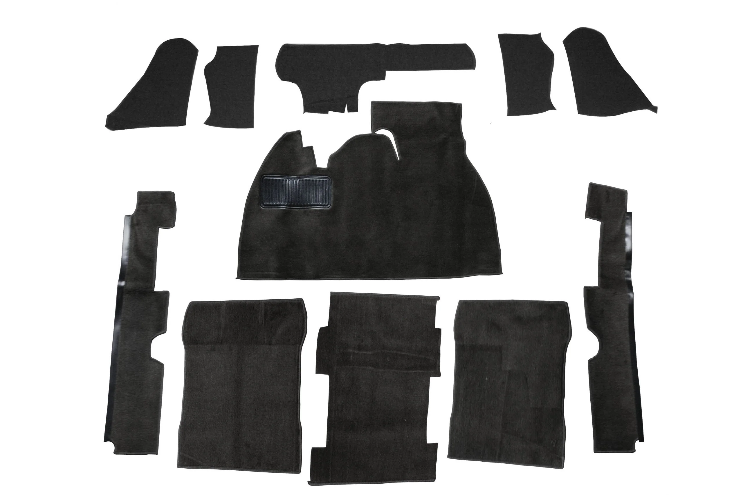 73-79 Super Beetle Convertible, 11-Piece with Footrest, Black