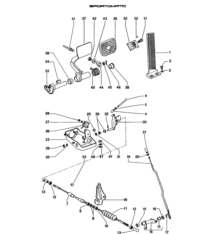 Accelerator Pedal for Porsche 911 (65-76) Porsche 912 (1965-70), and 914 (1970-76) - Image 2