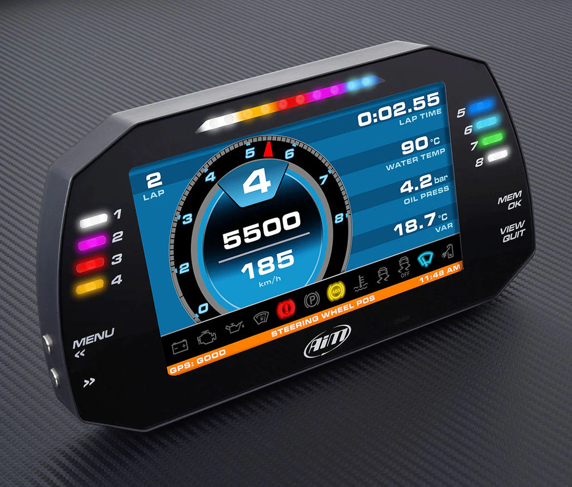 AiM Sports MXG 1.3 Strada Large Color TFT Dash - Image 12