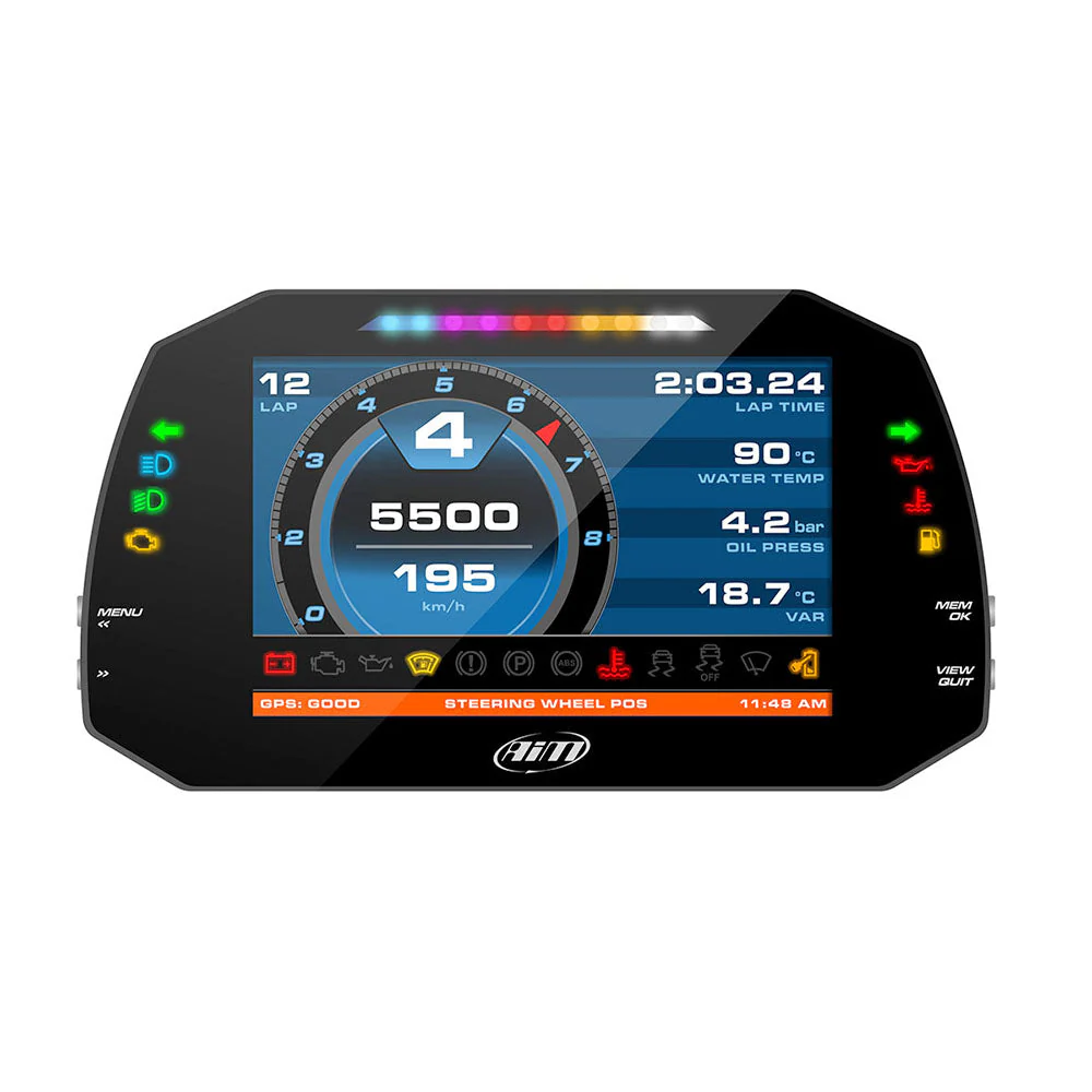 AiM Sports MXG 1.3 Strada Large Color TFT Dash - Image 7