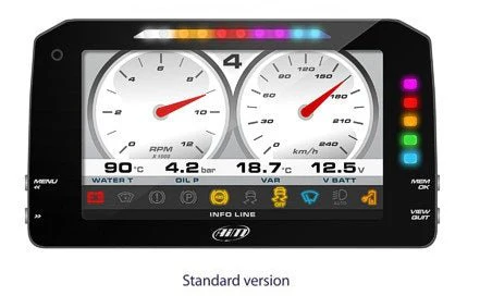 AiM Sports MXP 1.3 Strada Large Color TFT Dash - Image 2