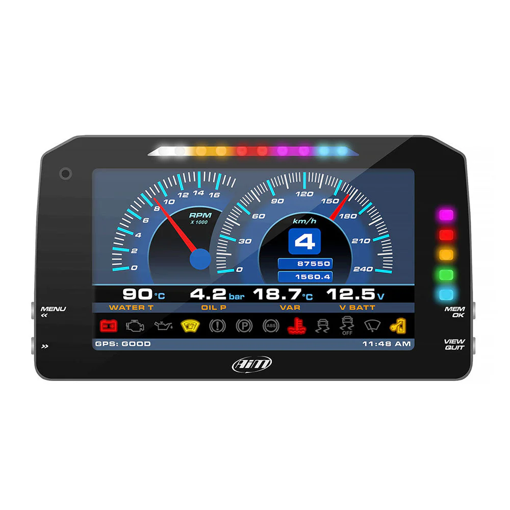 AiM Sports MXP Midsize Color TFT Dash and Data Logger - Image 2