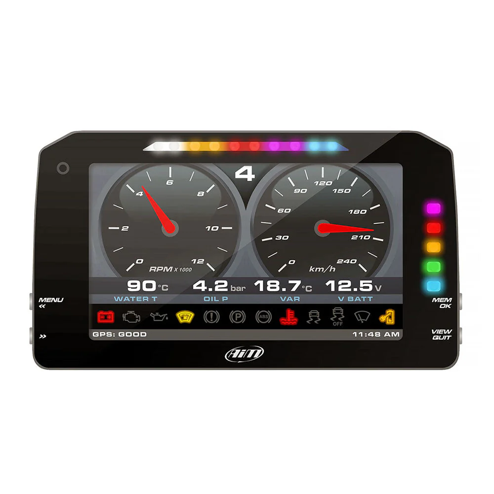 AiM Sports MXP Midsize Color TFT Dash and Data Logger - Image 4