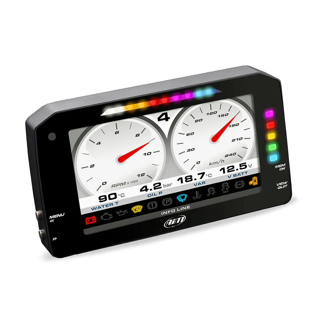 AiM Sports MXP Midsize Color TFT Dash and Data Logger - Image 5