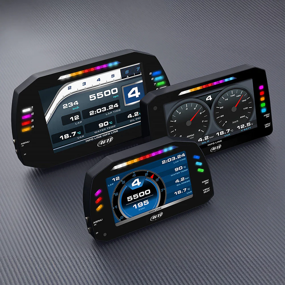 AiM Sports MXP Midsize Color TFT Dash and Data Logger - Image 7