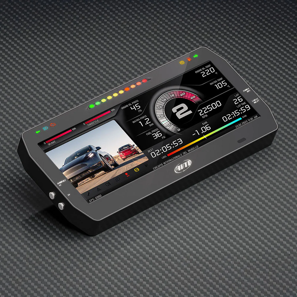 AiM Sports MXT 1.3 10" Color TFT Dash Data Logger - Image 6