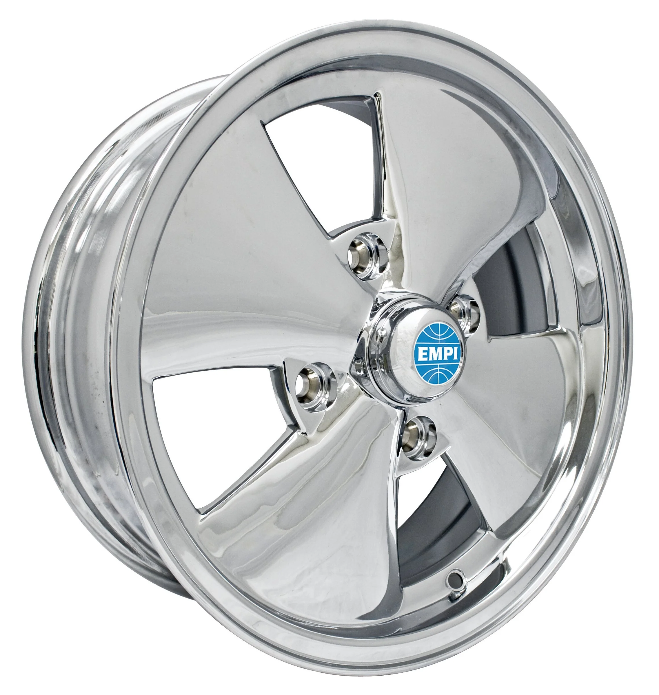 EMPI 4-SPOKE Chrome Wheel 15x5 1/2" for Porsche 914 and Late VW