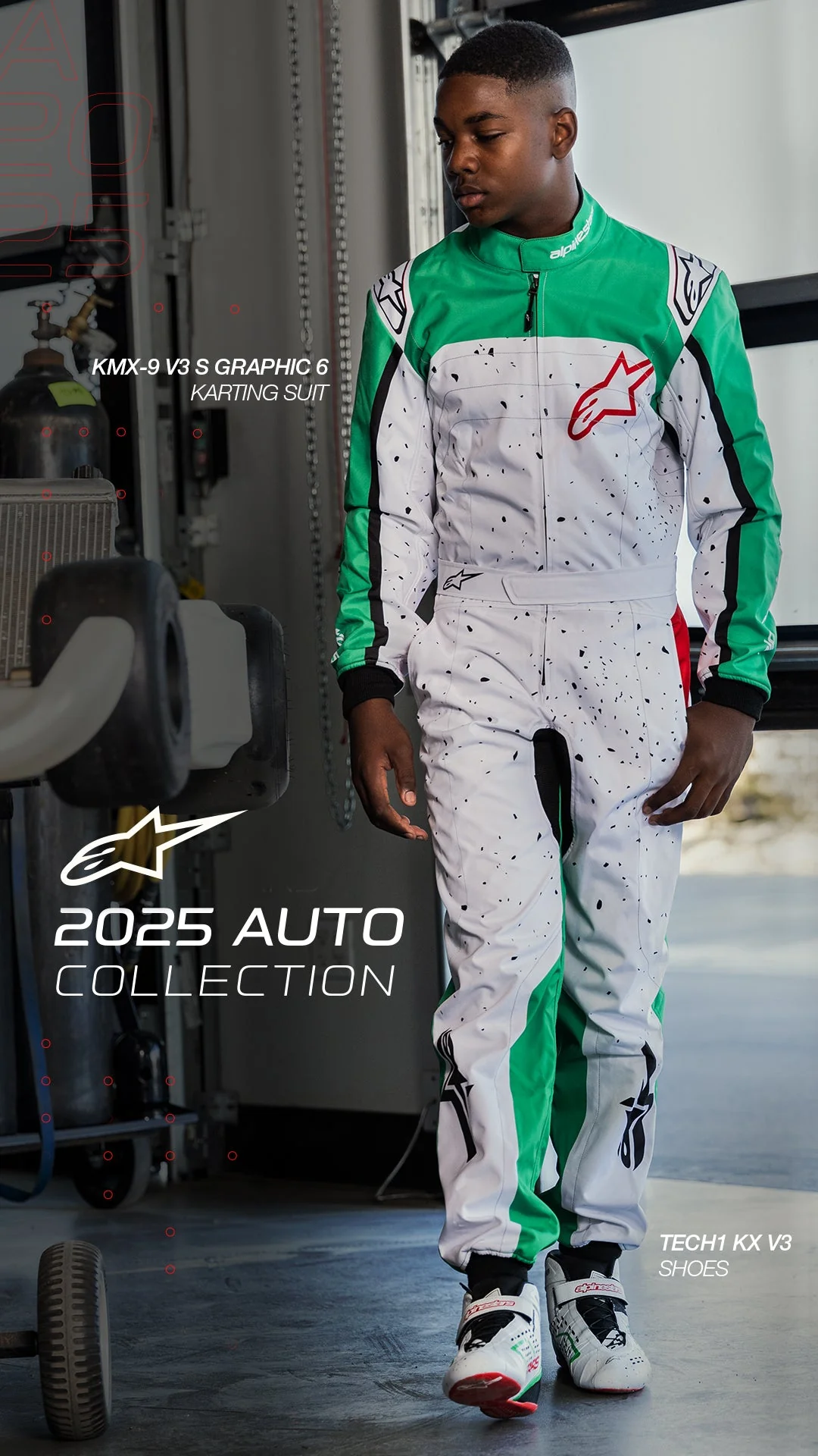 Alpinestars KMX-9 v3 Graphic 6 Kart Racing Suit - Image 8