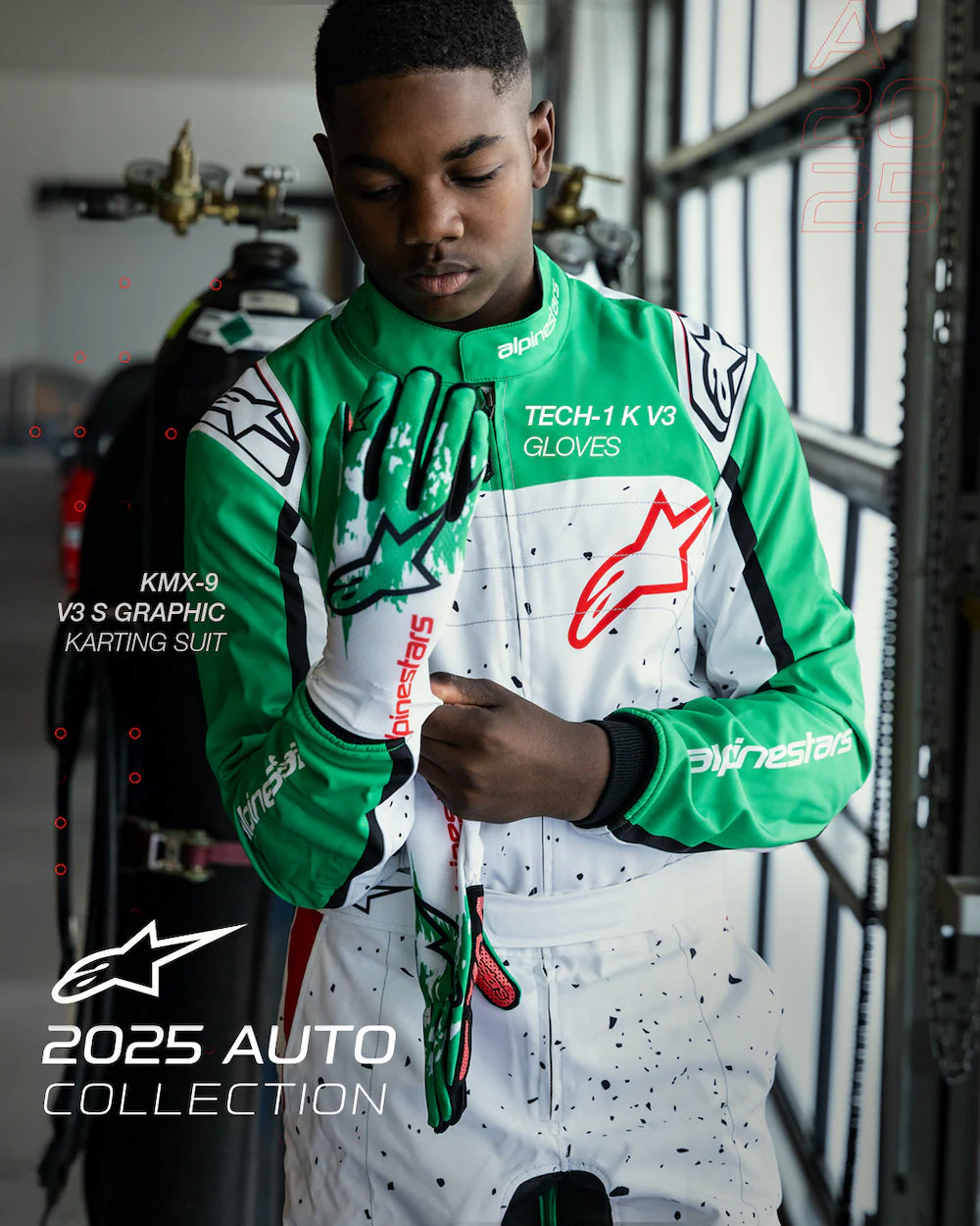 Alpinestars KMX-9 v3 Graphic 6 Kart Racing Suit - Image 9