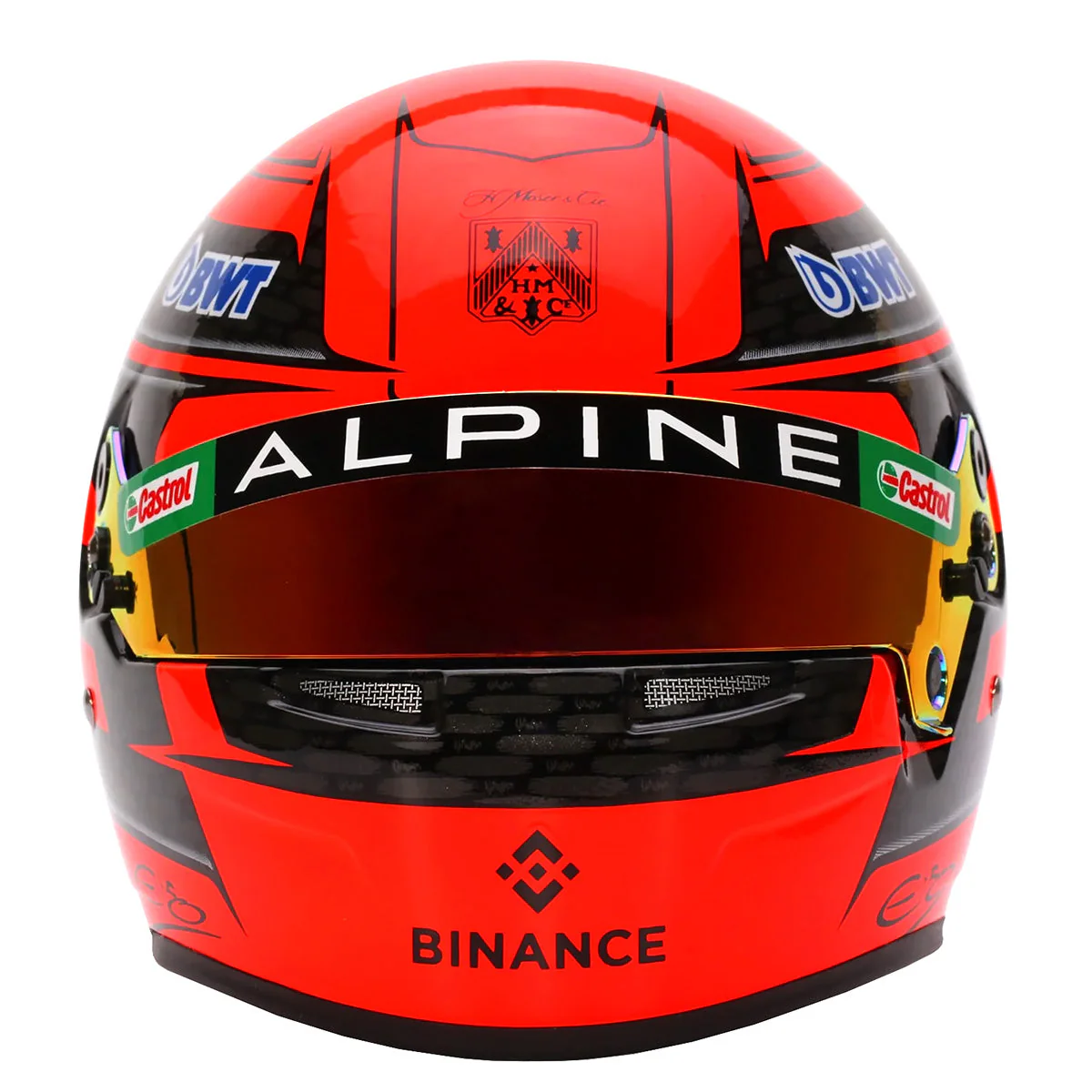 Bell HP77 Esteban Ocon 1:2 Scale F1 Mini Helmet | Alpine 2024 F1 Season - Image 3