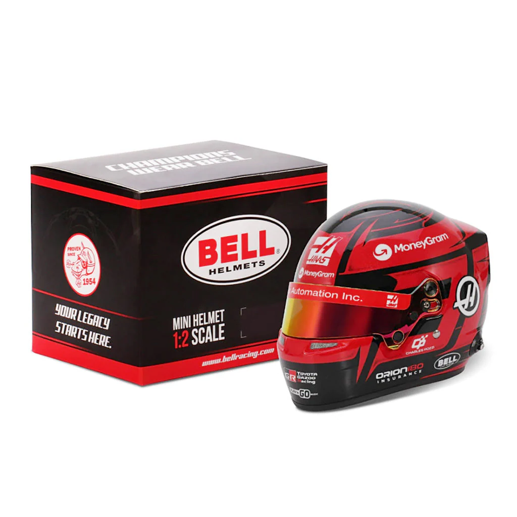 Bell HP77 Esteban Ocon 1:2 Scale F1 Mini Helmet | Haas 2025 F1 Season - Image 10