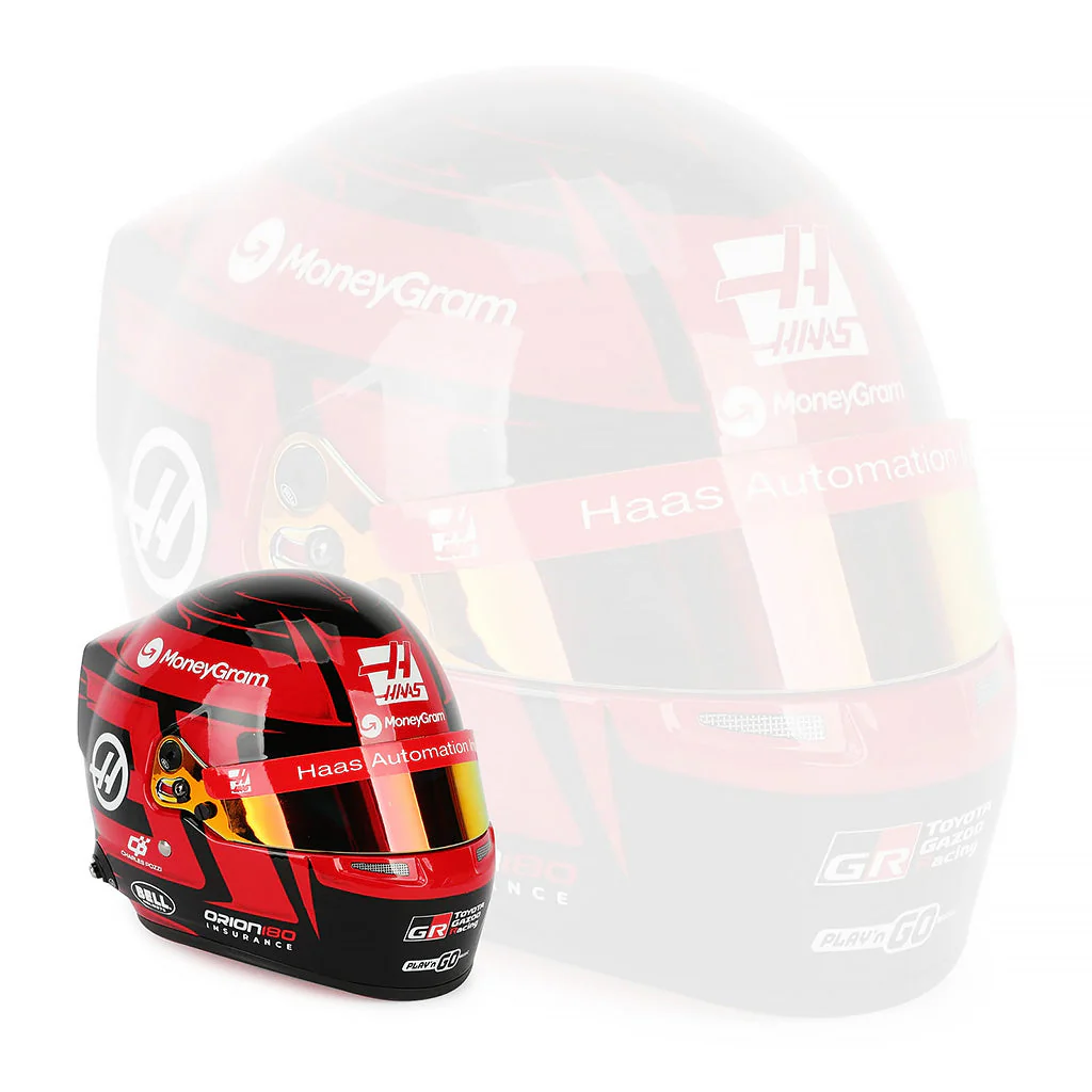 Bell HP77 Esteban Ocon 1:2 Scale F1 Mini Helmet | Haas 2025 F1 Season - Image 11
