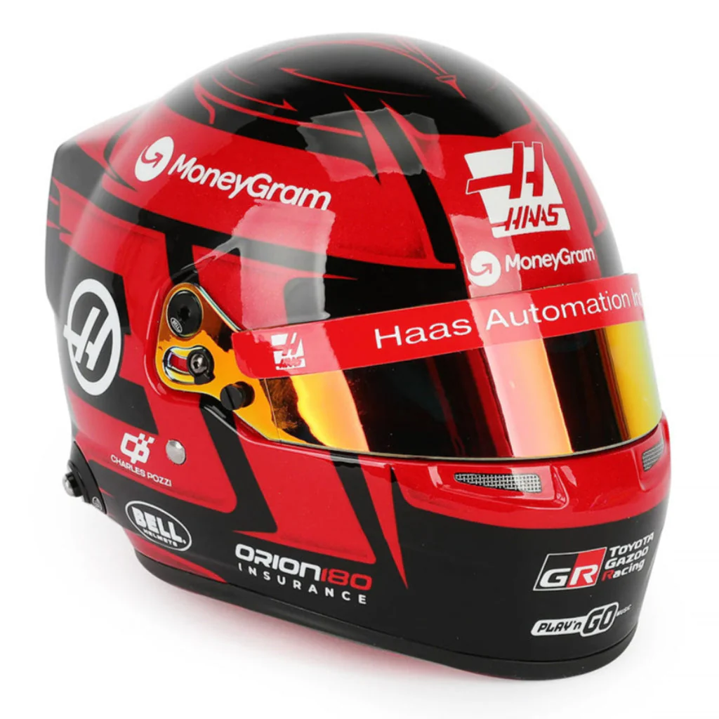 Bell HP77 Esteban Ocon 1:2 Scale F1 Mini Helmet | Haas 2025 F1 Season - Image 2