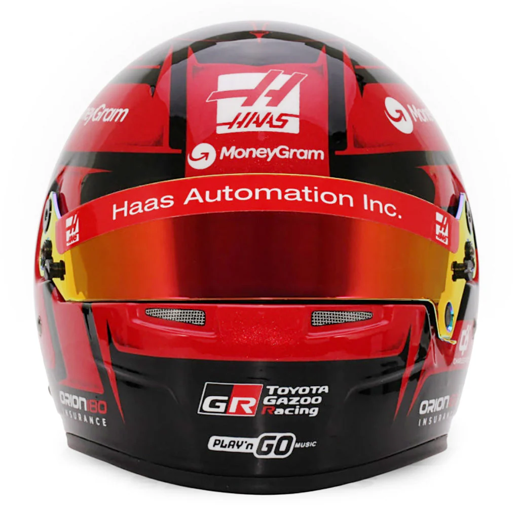 Bell HP77 Esteban Ocon 1:2 Scale F1 Mini Helmet | Haas 2025 F1 Season - Image 4