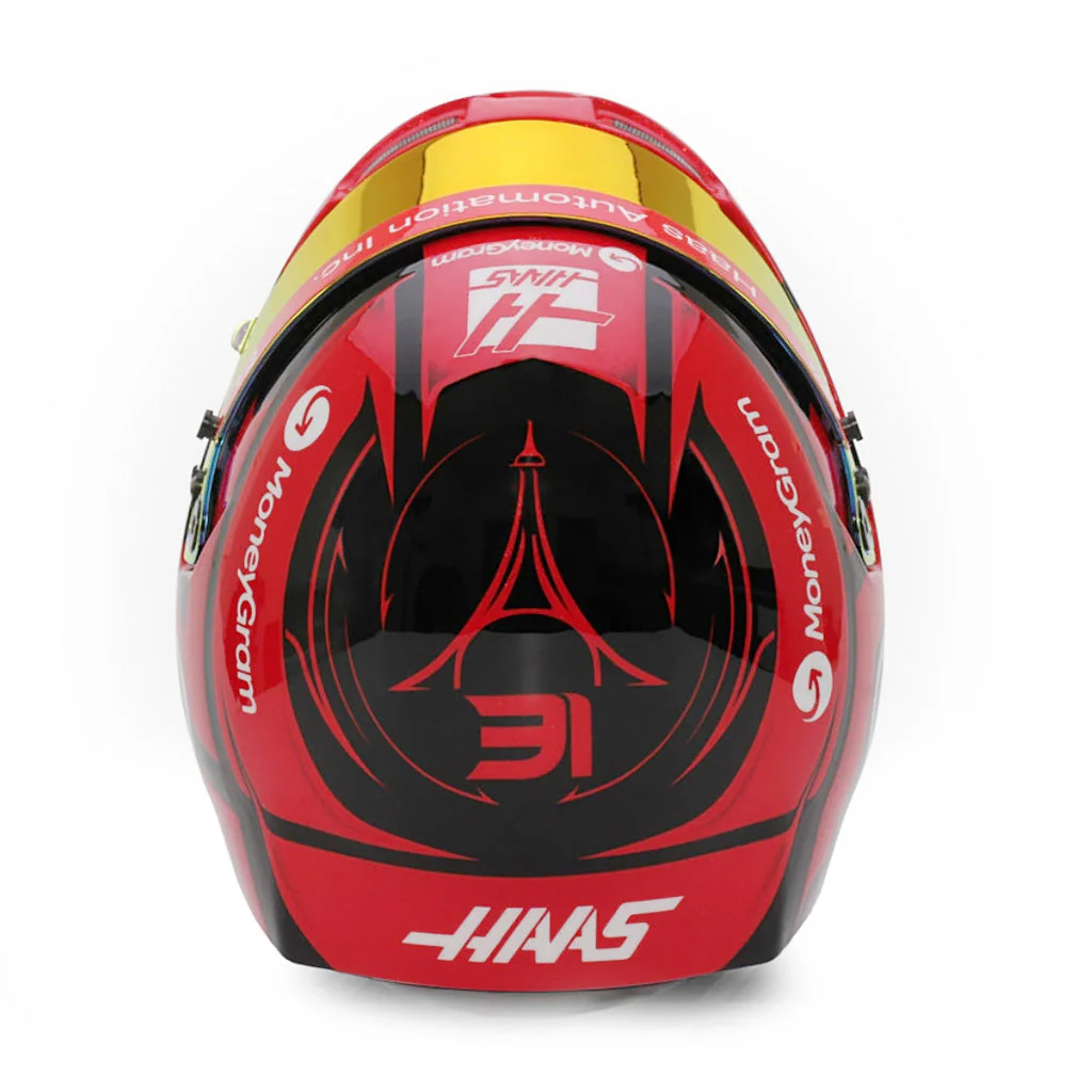 Bell HP77 Esteban Ocon 1:2 Scale F1 Mini Helmet | Haas 2025 F1 Season - Image 6