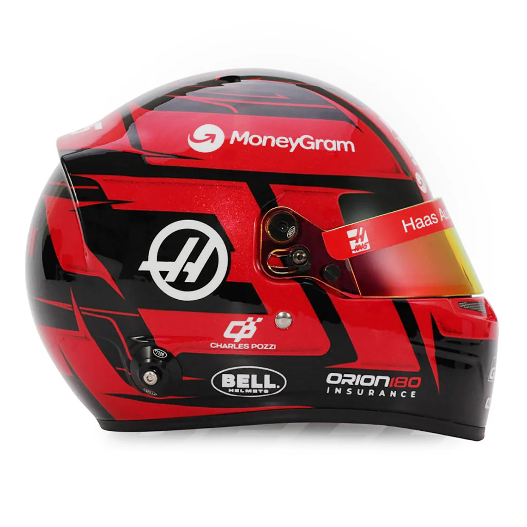 Bell HP77 Esteban Ocon 1:2 Scale F1 Mini Helmet | Haas 2025 F1 Season - Image 7