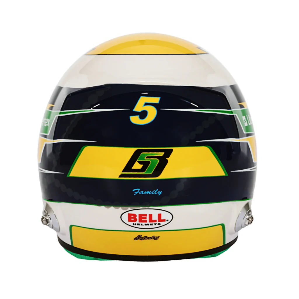 Bell HP77 Gabriel Bortoleto 1:2 Scale F1 Mini Helmet | Kick Sauber 2025 F1 Season - Image 4