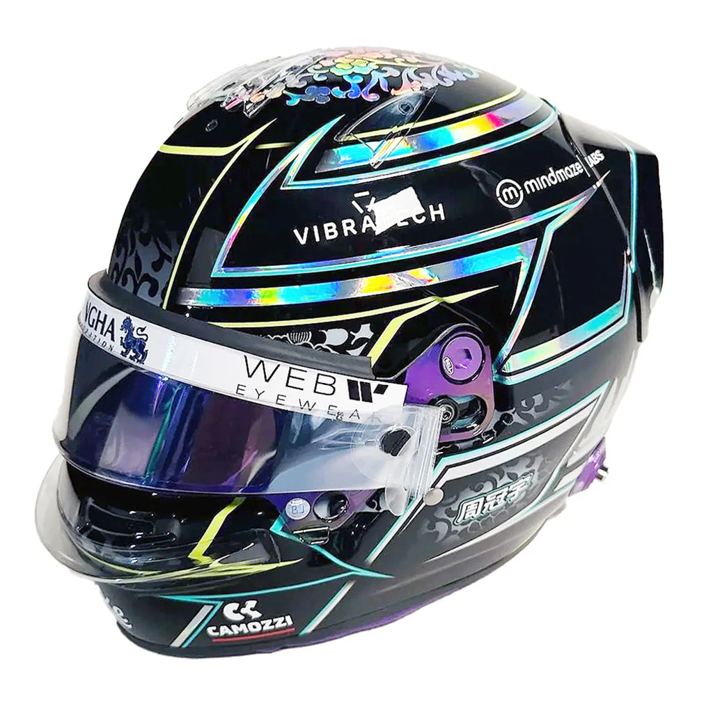 Bell HP77 Guanyu Zhou 1:2 Scale F1 Mini Helmet | Kick Sauber 2024 F1 Season - Image 2