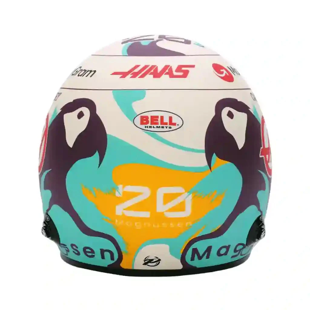 Bell HP77 Kevin Magnussen 1:2 Scale F1 Mini Helmet | Haas 2024 F1 Season - Image 2