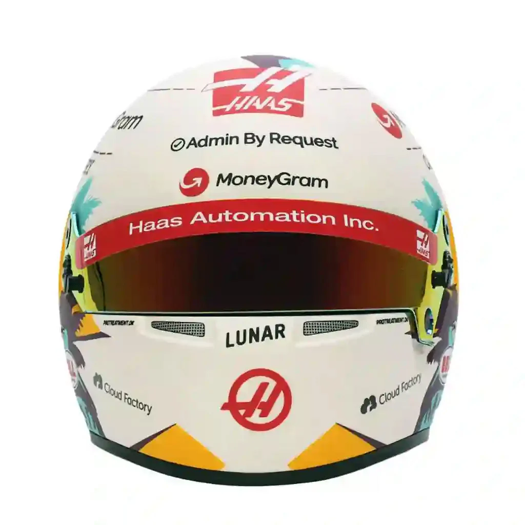 Bell HP77 Kevin Magnussen 1:2 Scale F1 Mini Helmet | Haas 2024 F1 Season - Image 4