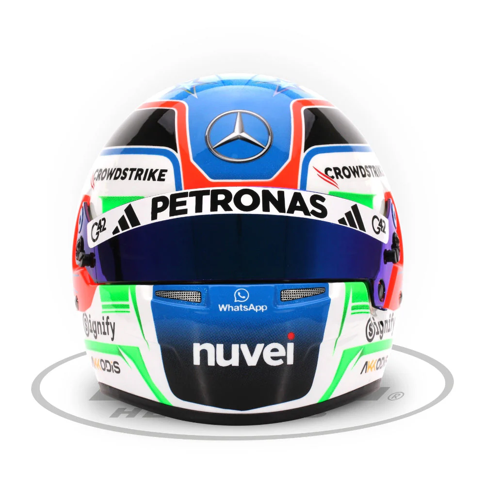 Bell HP77 Kimi Antonelli 1:2 Scale F1 Mini Helmet | 2025 F1 Season - Image 2