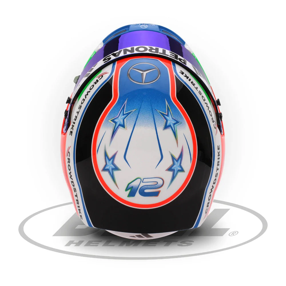 Bell HP77 Kimi Antonelli 1:2 Scale F1 Mini Helmet | 2025 F1 Season - Image 7