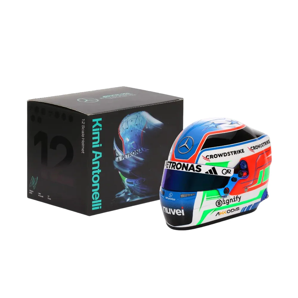 Bell HP77 Kimi Antonelli 1:2 Scale F1 Mini Helmet | 2025 F1 Season - Image 8