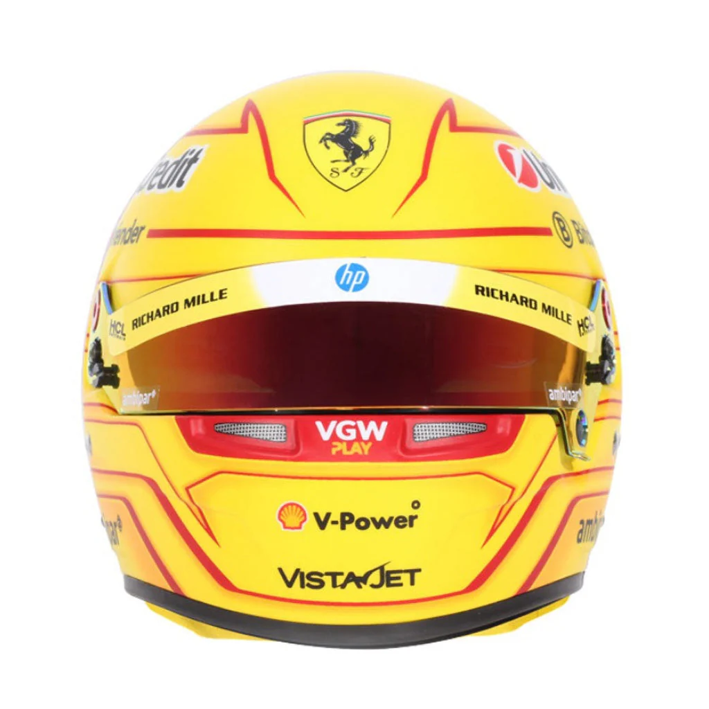 Bell HP77 Lewis Hamilton 1:2 Scale F1 Mini Helmet | Ferrari 2025 F1 Season - Image 2