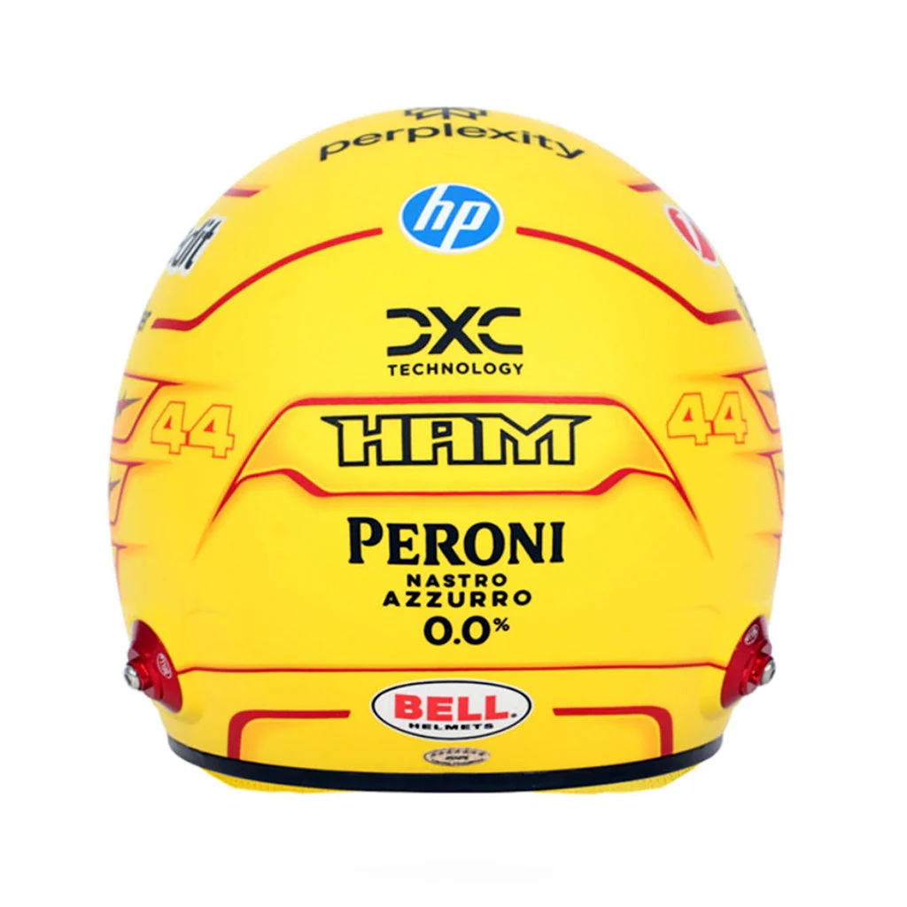 Bell HP77 Lewis Hamilton 1:2 Scale F1 Mini Helmet | Ferrari 2025 F1 Season - Image 3