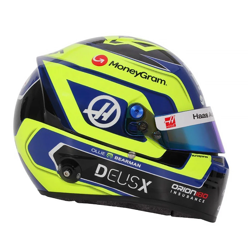 Bell HP77 Oliver Bearman 1:2 Scale F1 Mini Helmet | Haas 2025 F1 Season - Image 5