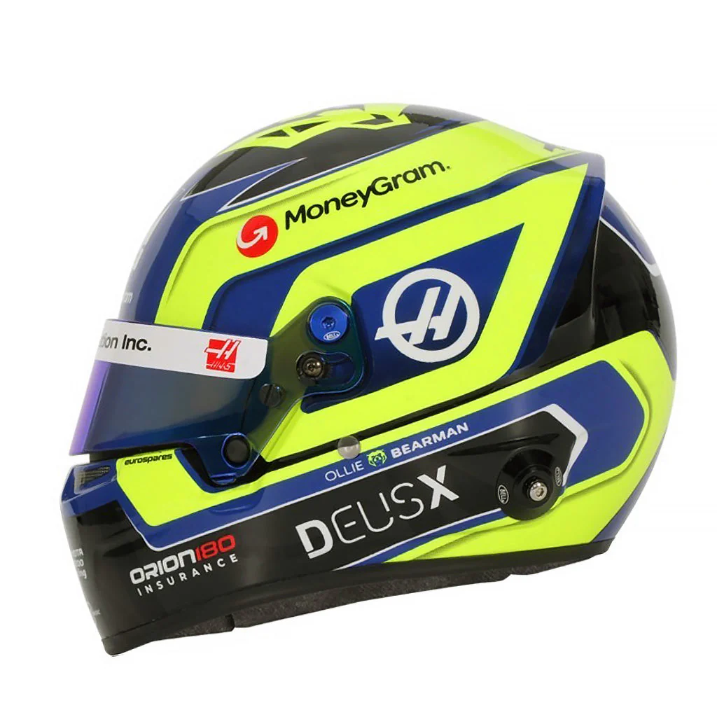 Bell HP77 Oliver Bearman 1:2 Scale F1 Mini Helmet | Haas 2025 F1 Season - Image 6