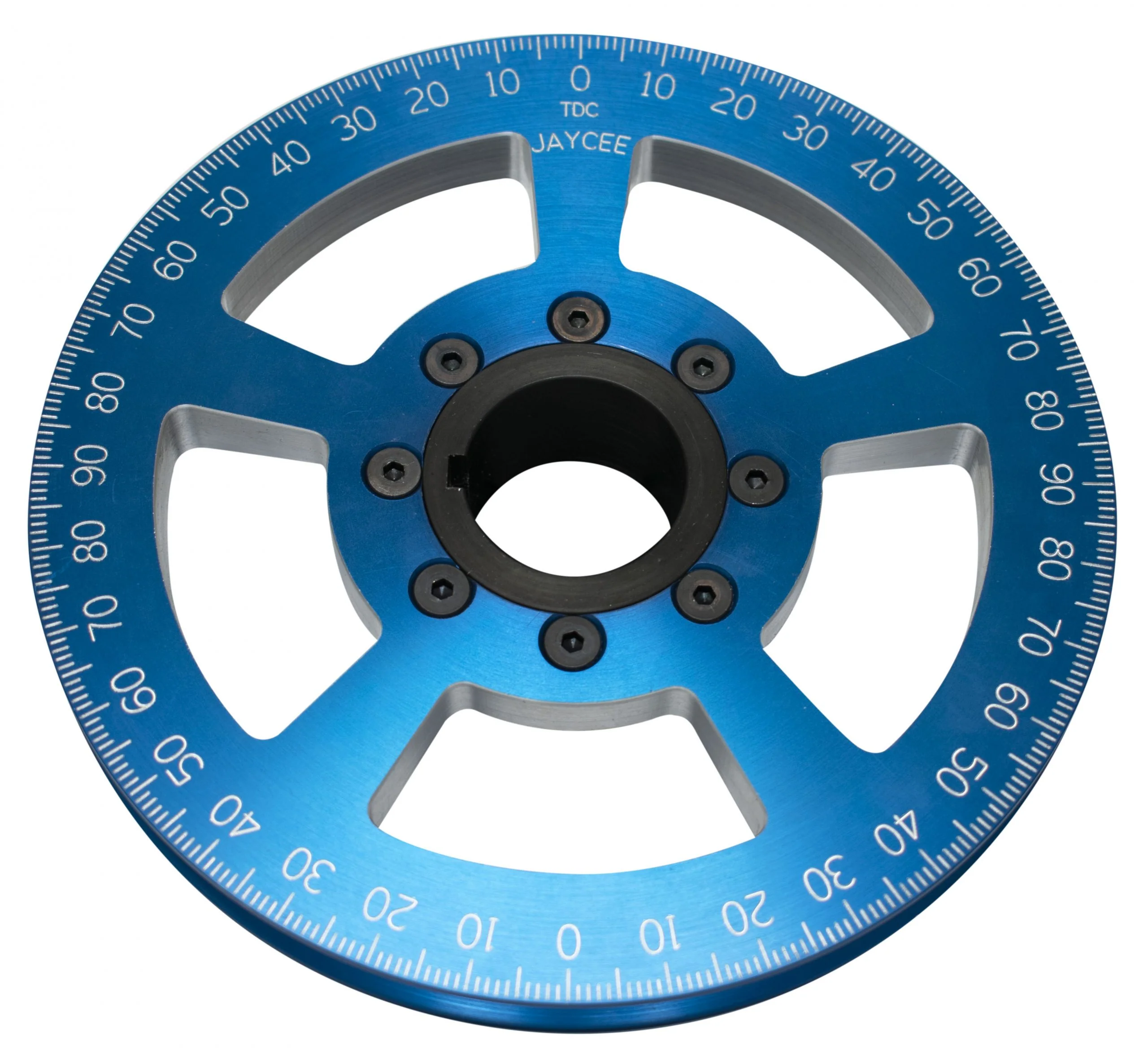 Billet 7" Street Pulley, Blue Sand Seal