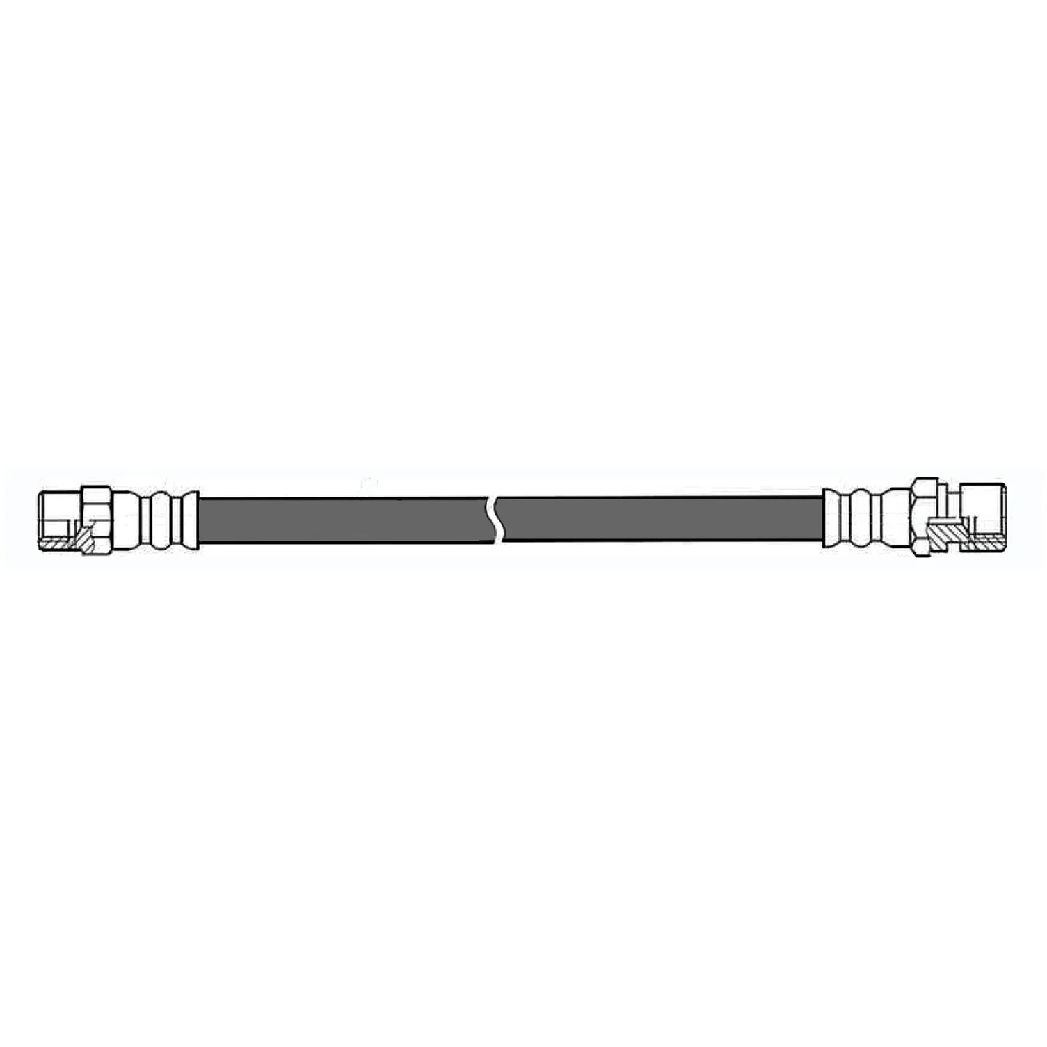 Brake Hose/Soft Line for Early Porsche 914 Rear (70 - 72.8) - Image 3