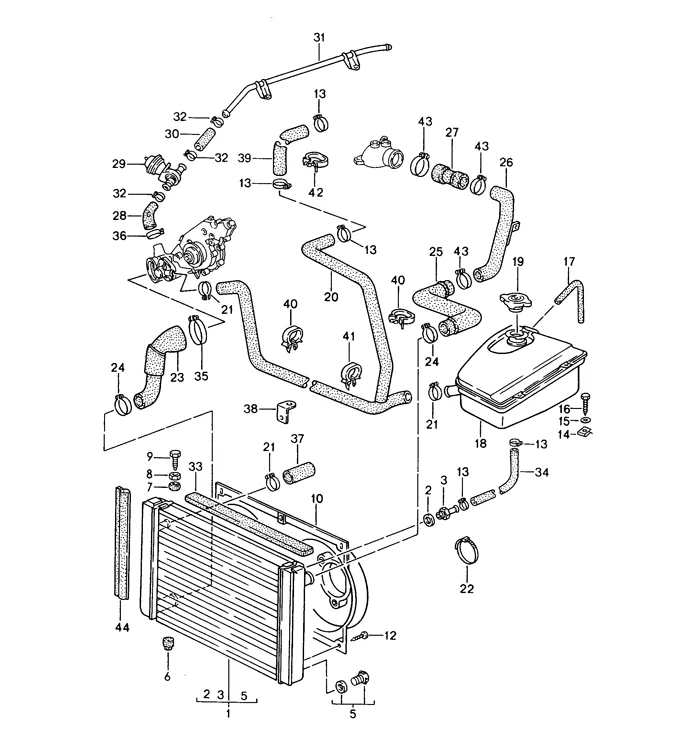 Bypass Hose for Porsche 944 16 Valve (1987-91) - Image 2
