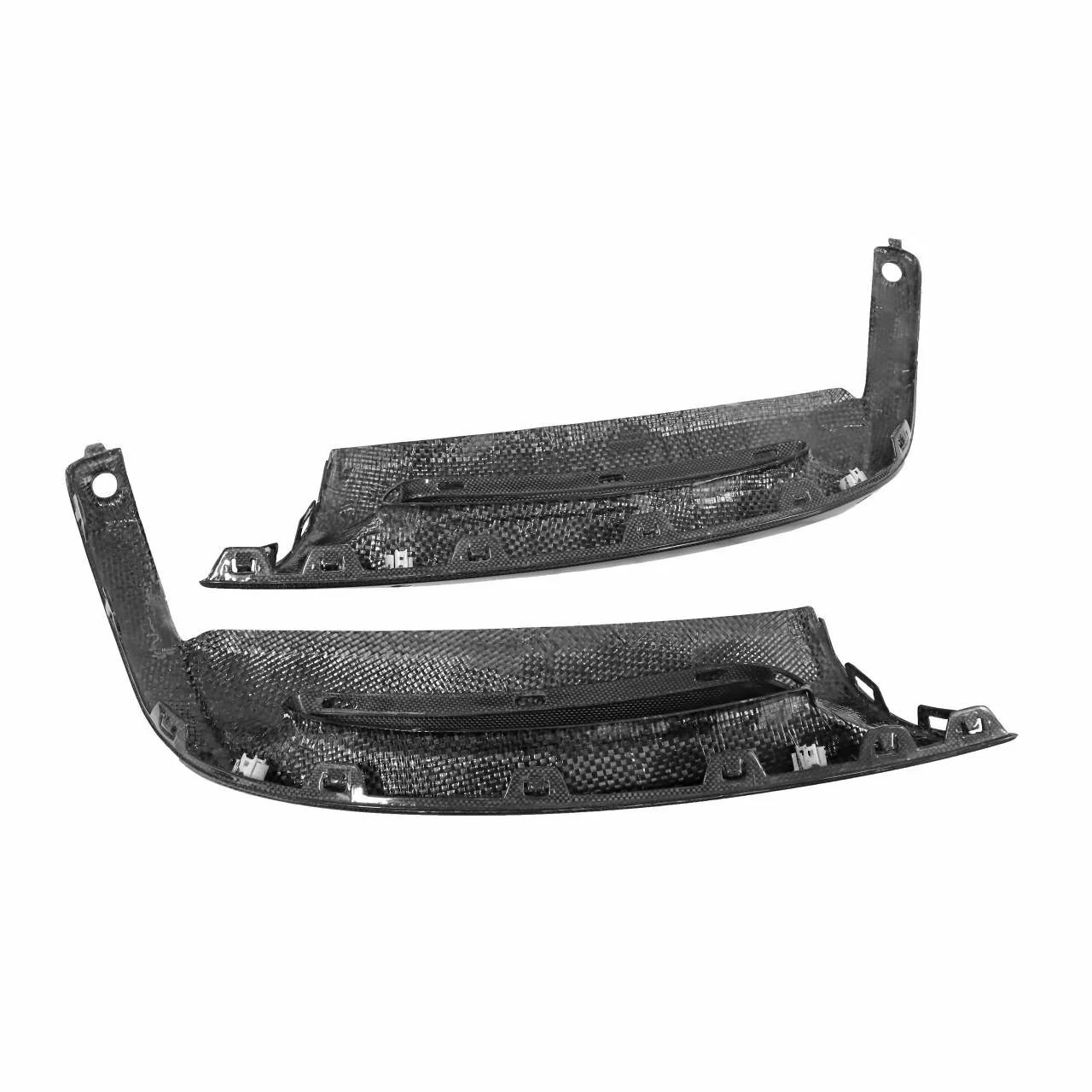 Carbon Fiber Right and Left Lower Rear Bumper Panel Finishers - Porsche 981 Boxster Cayman - Image 5