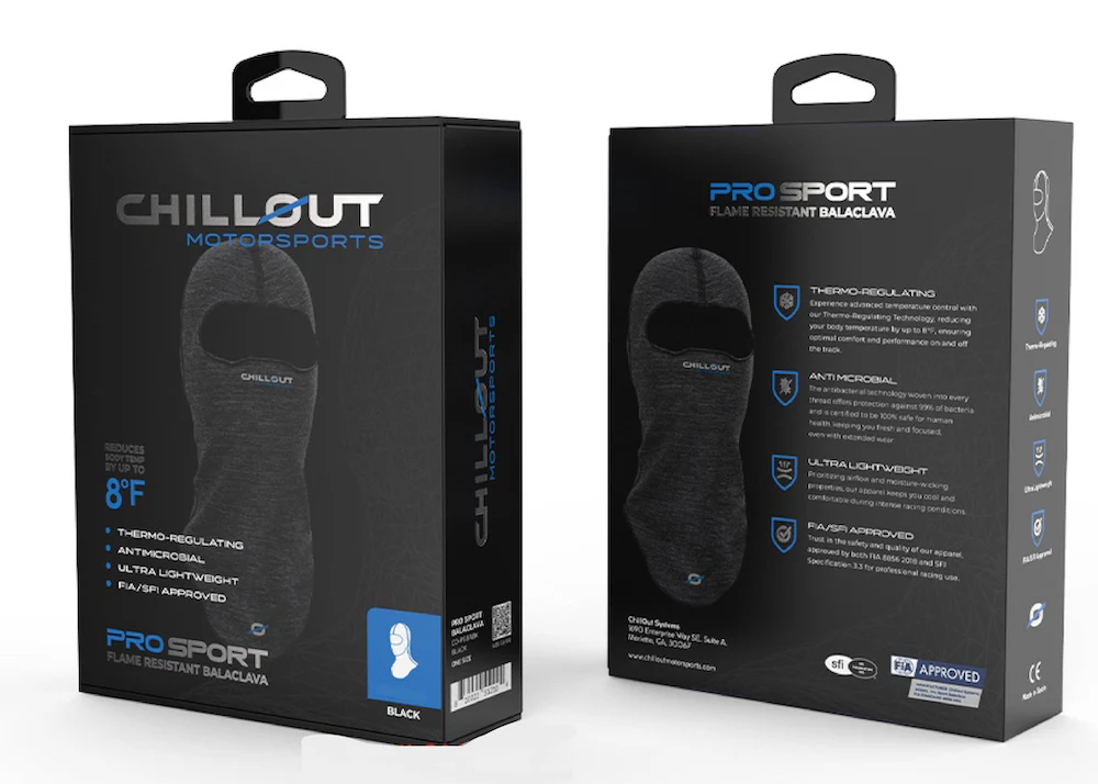 Chillout Pro Sport Dual Layer Balaclava | FIA & SFI - Image 9