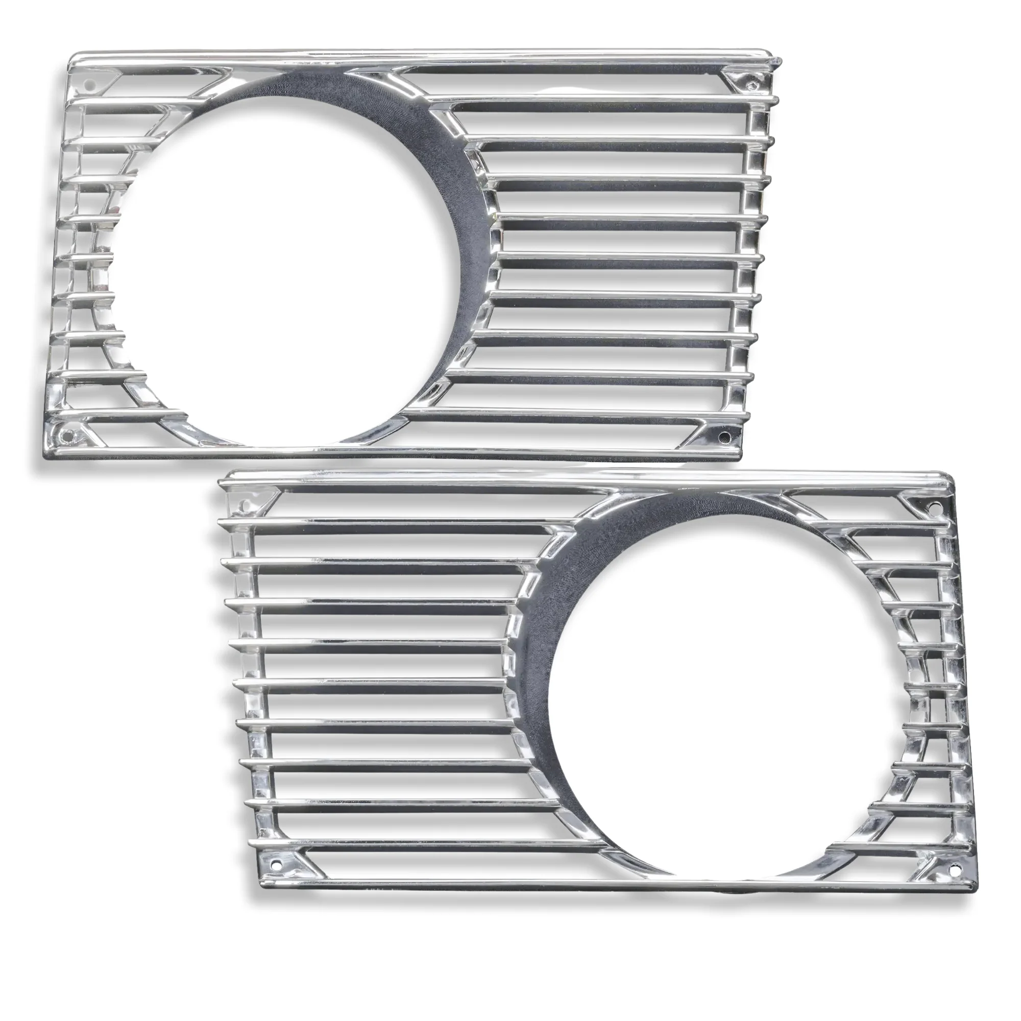 914Rubber Chrome Fog Light Grille Set for Porsche 914 (1970-74)