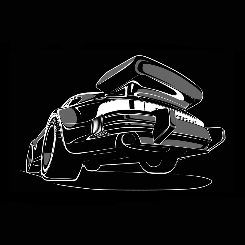 Circuit SixFour "911 Turbo" Rear Print Short Sleeve Shirt - Image 3
