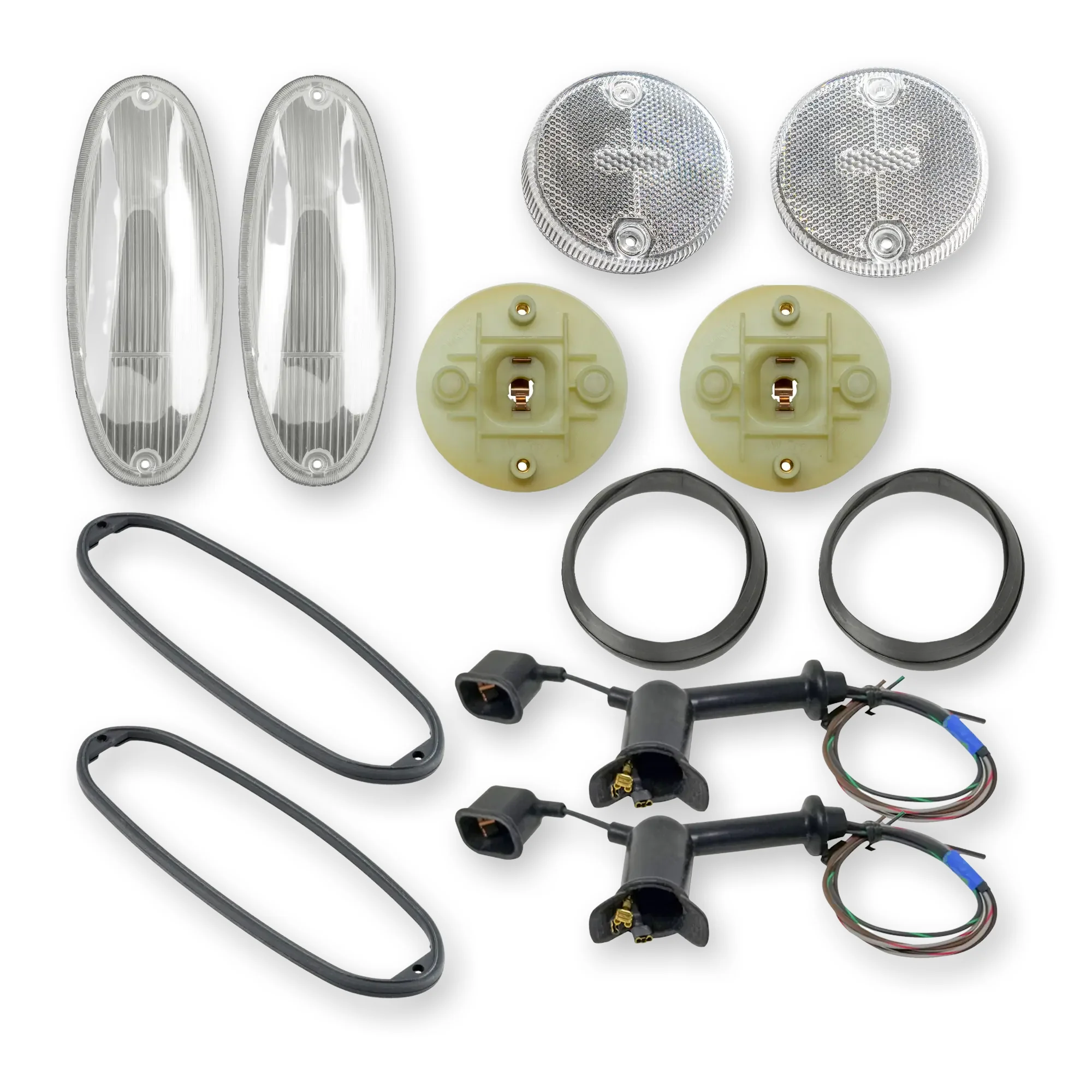 914Rubber Clear Indicator Light Kit for Porsche 914 (1970-74)