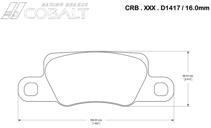 Cobalt D1417 Brake Pads - Image 2