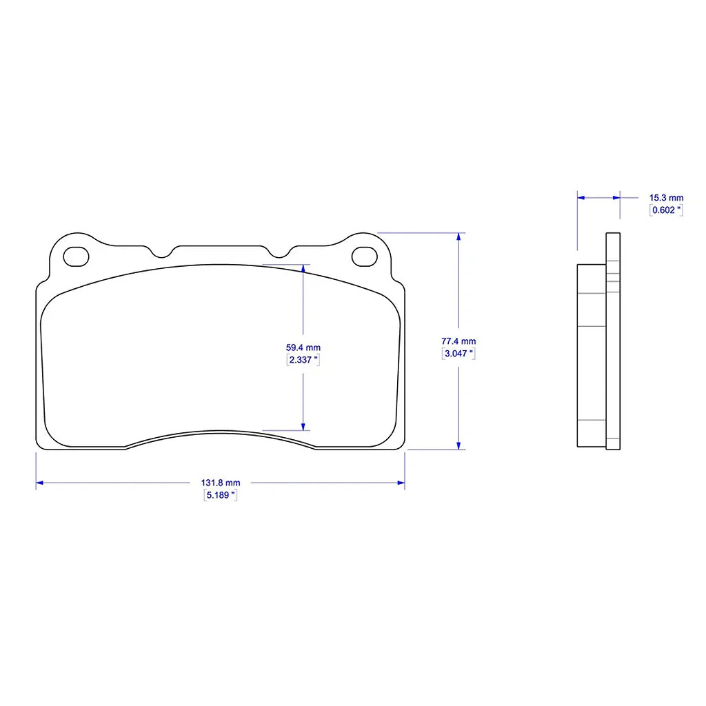 Cobalt Racing Brake Pads D1001 (Rear) - Image 3