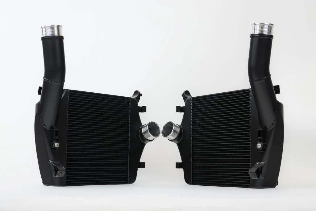 CSF Twin Intercooler Set (Black) for 2019+ Porsche Cayenne